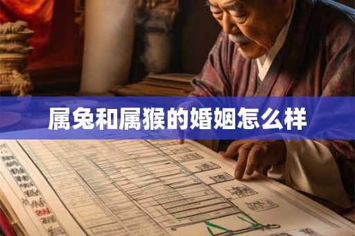 属兔和属猴的婚姻怎么样