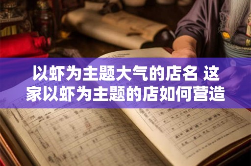 以虾为主题大气的店名 这家以虾为主题的店如何营造大气氛围