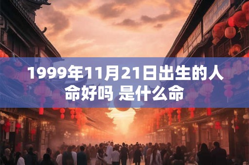 1999年11月21日出生的人命好吗 是什么命
