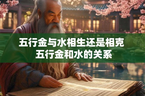五行金与水相生还是相克 五行金和水的关系 五行金与水相生还是相克 五行金和水的关系