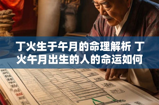 丁火生于午月的命理解析 丁火午月出生的人的命运如何