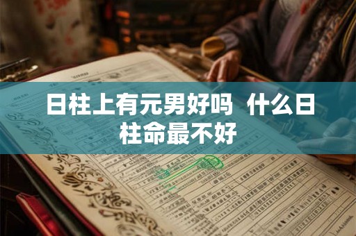日柱上有元男好吗  什么日柱命最不好