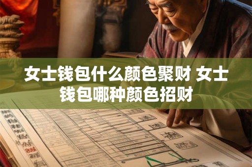 女士钱包什么颜色聚财 女士钱包哪种颜色招财