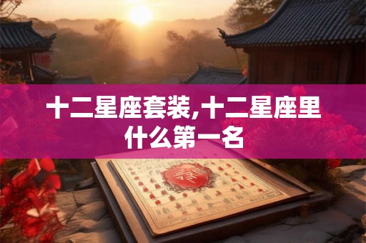 十二星座套装,十二星座里什么第一名