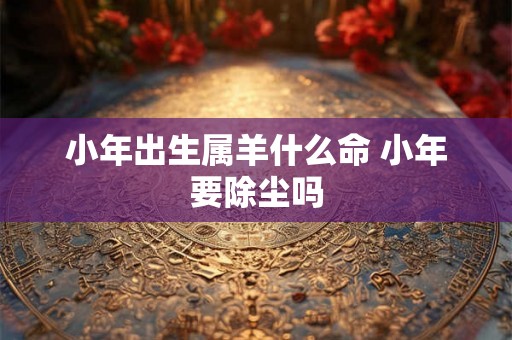 小年出生属羊什么命 小年要除尘吗