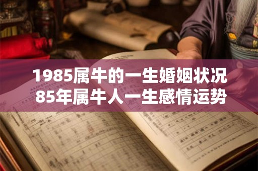 1985属牛的一生婚姻状况 85年属牛人一生感情运势