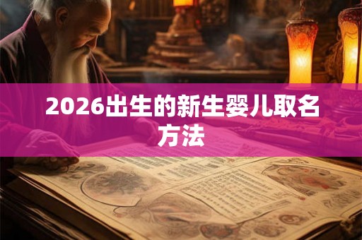 2026出生的新生婴儿取名方法 2026出生的新生婴儿取名方法