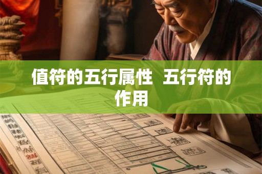 值符的五行属性 五行符的作用 值符的五行属性 五行符的作用