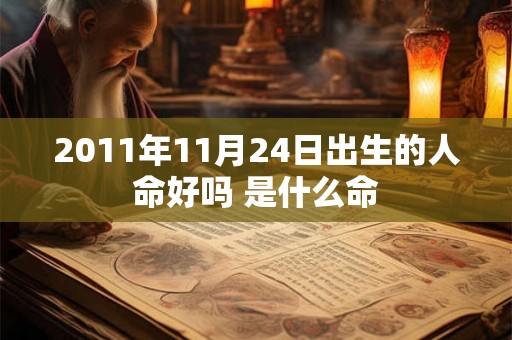 2011年11月24日出生的人命好吗 是什么命