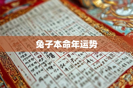 兔子本命年运势