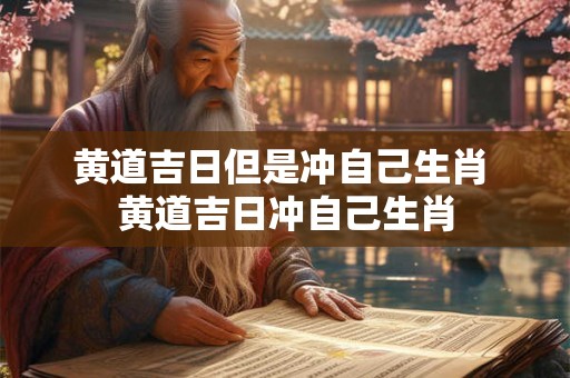 黄道吉日但是冲自己生肖 黄道吉日冲自己生肖