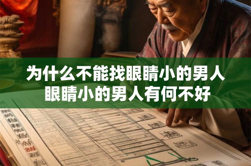 为什么不能找眼睛小的男人 眼睛小的男人有何不好