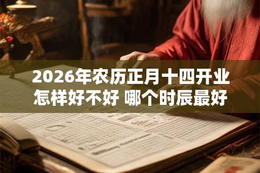 2026年农历正月十四开业怎样好不好 哪个时辰最好