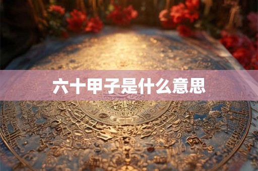 六十甲子是什么意思