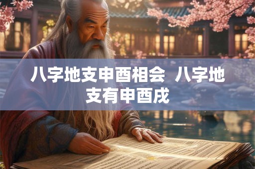 八字地支申酉相会 八字地支有申酉戌 八字地支申酉相会 八字地支有申酉戌
