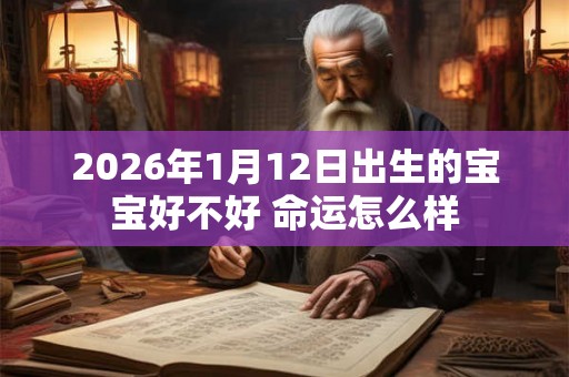 2026年1月12日出生的宝宝好不好 命运怎么样