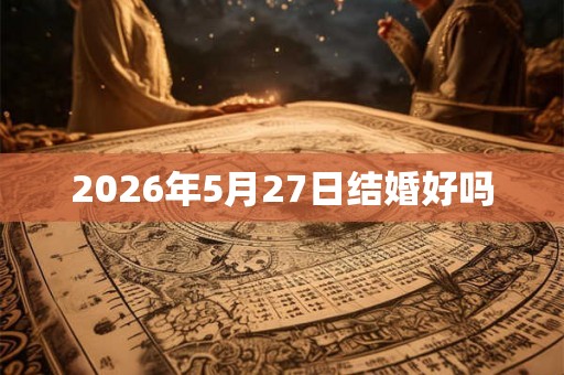 2026年5月27日结婚好吗