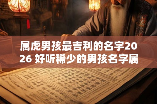 属虎男孩最吉利的名字2026 好听稀少的男孩名字属虎