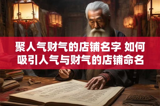 聚人气财气的店铺名字 如何吸引人气与财气的店铺命名 聚人气财气的店铺名字 如何吸引人气与财气的店铺命名