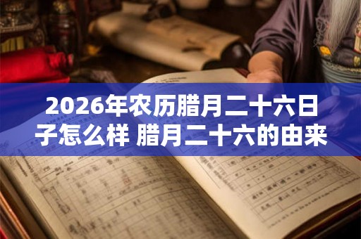 2026年农历腊月二十六日子怎么样 腊月二十六的由来 2026年农历腊月二十六日子怎么样 腊月二十六的由来