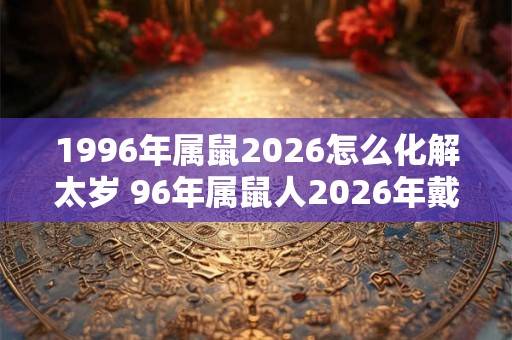 1996年属鼠2026怎么化解太岁 96年属鼠人2026年戴什么好