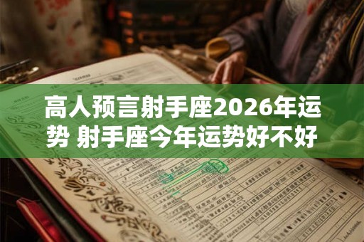 高人预言射手座2026年运势 射手座今年运势好不好