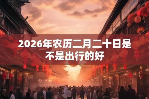 2026年农历二月二十日是不是出行的好