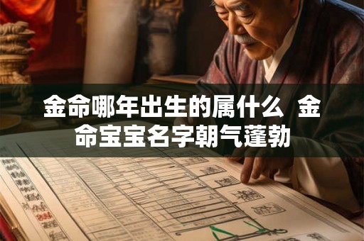 金命哪年出生的属什么 金命宝宝名字朝气蓬勃 金命哪年出生的属什么 金命宝宝名字朝气蓬勃