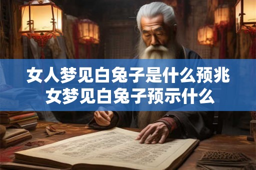 女人梦见白兔子是什么预兆 女梦见白兔子预示什么