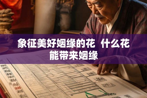 象征美好姻缘的花  什么花能带来姻缘