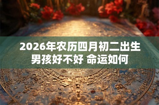 2026年农历四月初二出生男孩好不好 命运如何
