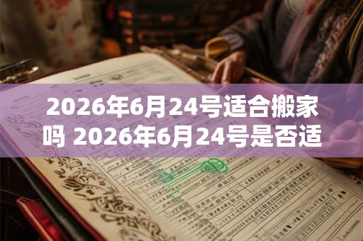 2026年6月24号适合搬家吗 2026年6月24号是否适合搬家
