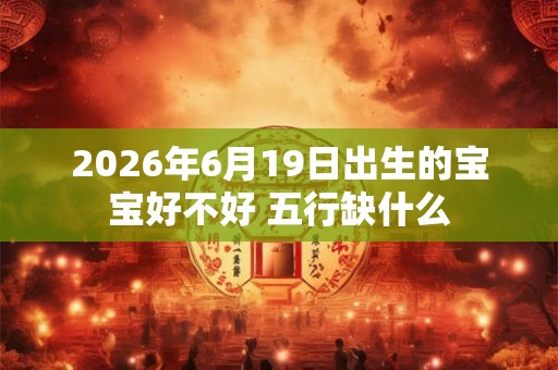 2026年6月19日出生的宝宝好不好 五行缺什么 2026年6月19日出生的宝宝好不好 五行缺什么
