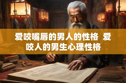 爱咬嘴唇的男人的性格  爱咬人的男生心理性格
