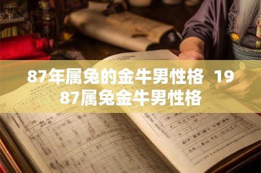87年属兔的金牛男性格  1987属兔金牛男性格