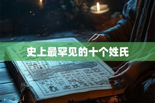 史上最罕见的十个姓氏