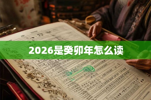 2026是癸卯年怎么读 2026是癸卯年怎么读