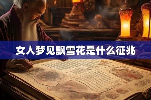 女人梦见飘雪花是什么征兆