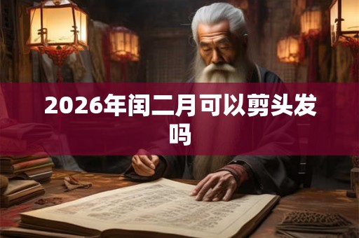 2026年闰二月可以剪头发吗