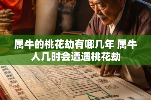 属牛的桃花劫有哪几年 属牛人几时会遭遇桃花劫