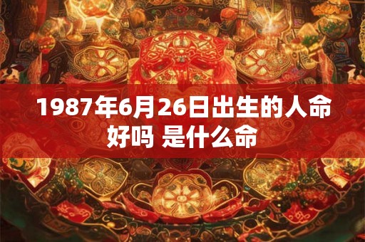 1987年6月26日出生的人命好吗 是什么命