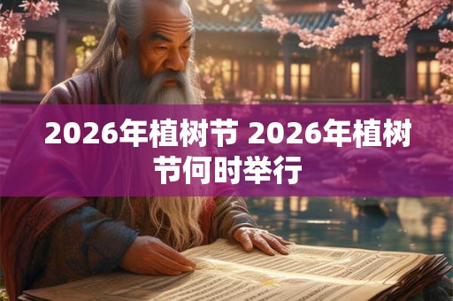 2026年植树节 2026年植树节何时举行 2026年植树节 2026年植树节何时举行