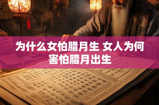 为什么女怕腊月生 女人为何害怕腊月出生