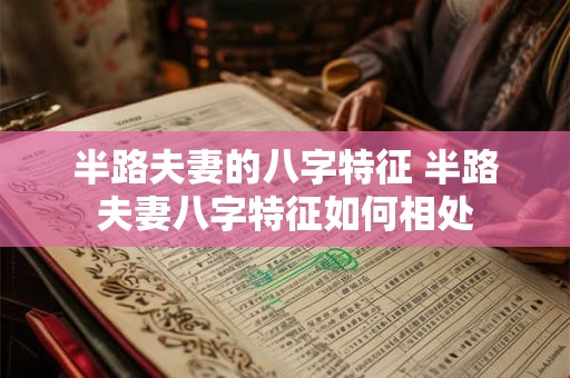 半路夫妻的八字特征 半路夫妻八字特征如何相处