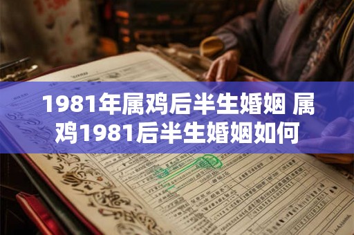 1981年属鸡后半生婚姻 属鸡1981后半生婚姻如何