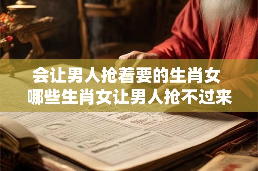 会让男人抢着要的生肖女 哪些生肖女让男人抢不过来