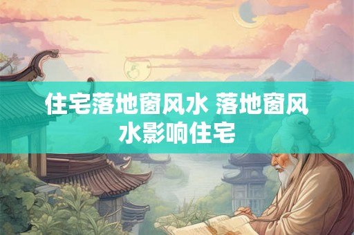 住宅落地窗风水 落地窗风水影响住宅