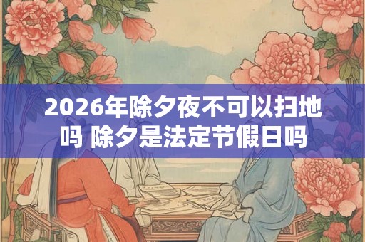 2026年除夕夜不可以扫地吗 除夕是法定节假日吗 2026年除夕夜不可以扫地吗 除夕是法定节假日吗