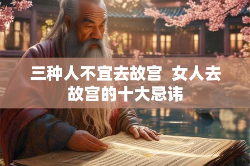 三种人不宜去故宫  女人去故宫的十大忌讳