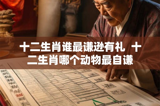十二生肖谁最谦逊有礼  十二生肖哪个动物最自谦